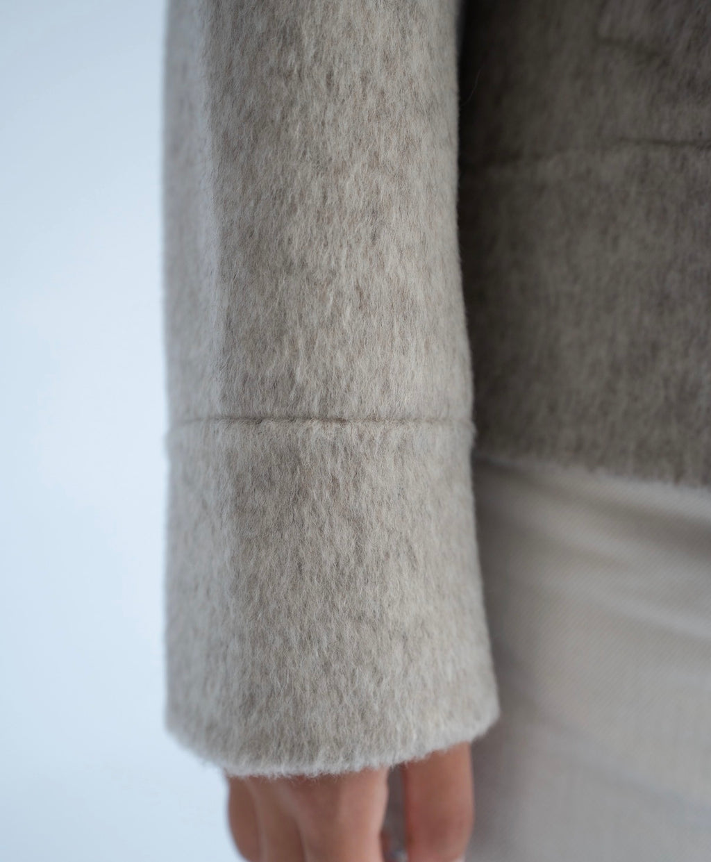 Fox Fur Coat in Gray