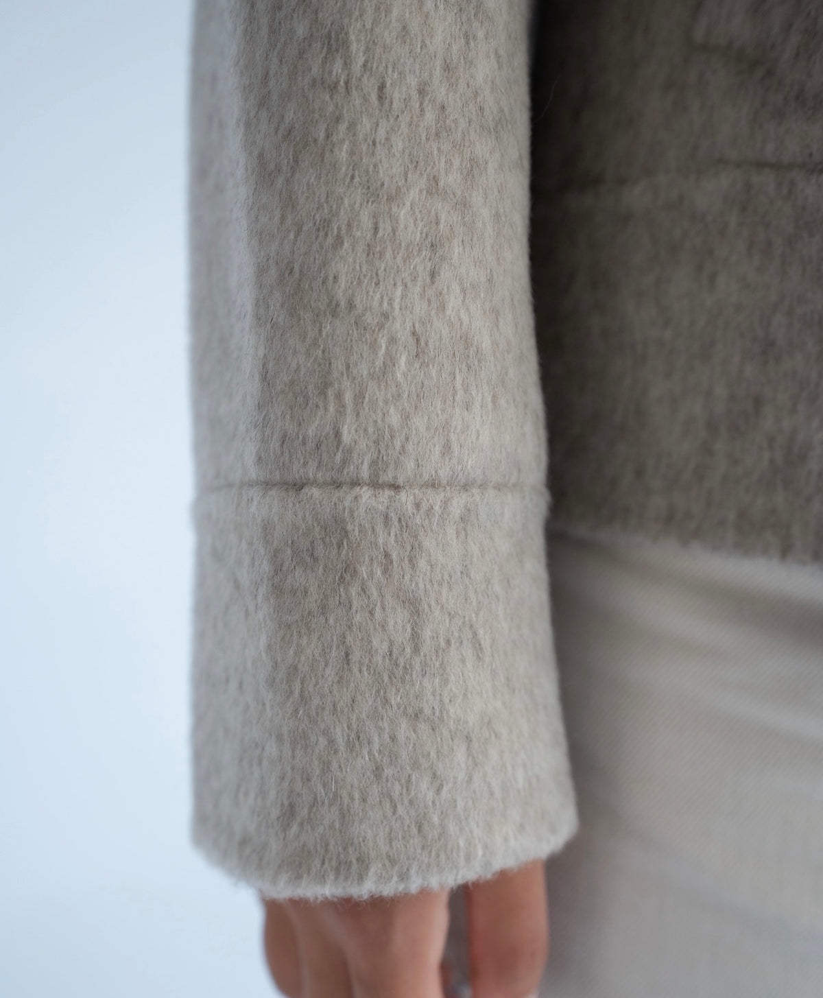 Fox Fur Coat in Gray