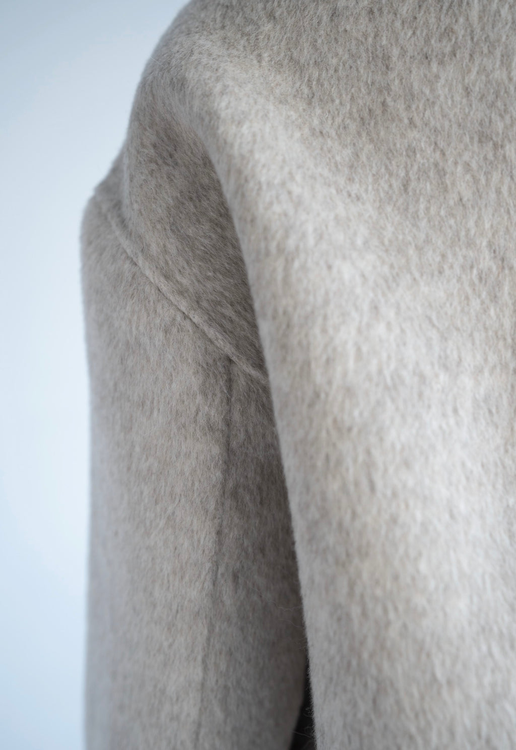 Fox Fur Coat in Gray