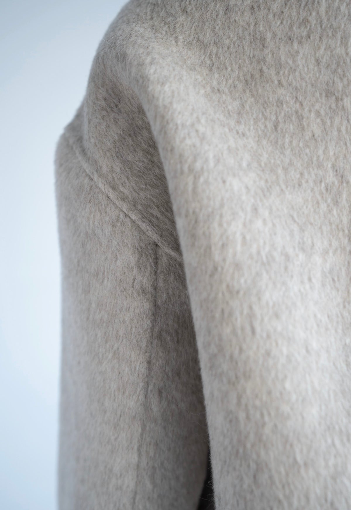 Fox Fur Coat in Gray